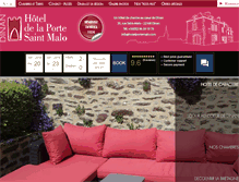 Tablet Screenshot of hotelportemalo.com